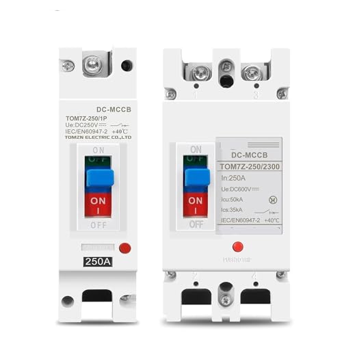 MCCB protection contre les surcharges panneaux solaires 1P 100A