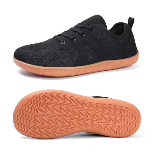 Walking Shoes for Men Wide Toe Zero Drop Extra Wide Width Sneakers Adult Minimalist Barefoot Shoes Men for Running Walking Fishing Hiking Fitness3