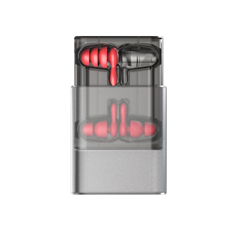 2 Pares Tapones para Los Oídos para Dormir, Silicona Impermeable Tres Capas Reducción 40dB de Ruido Tapones para Dormir Super en Forma para Conciertos, Viajes, Natación, Trabajo