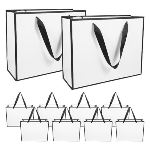 Paquet présents en papier blanc CATIEBYE fini les emballages fragiles pour fête
