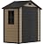 DWVO 6.2x3.4 FT Outdoor Resin Storage Shed with Reinforced Floor, All-Weather Bike Storage Shed with Lockable Door, Window and Vent, Waterproof Plastic Tool Storage for Garden, Backyard, Patio, Lawn