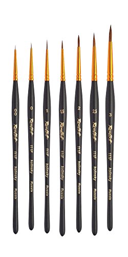 Zibellino - Profi Kolinsky Set di 7 - chiodo-Art