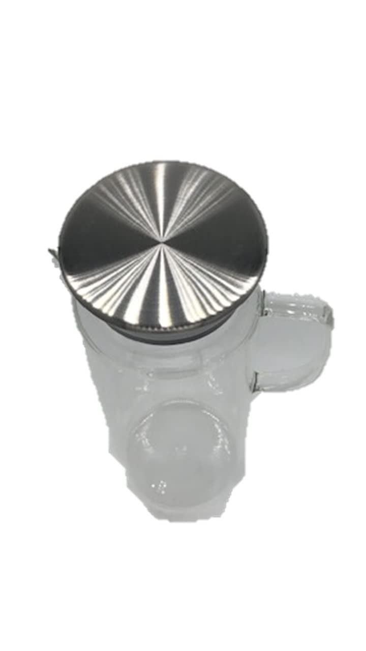 Saftkrug aus Glas, Edelstahl-Deckel, 1,0 l, Pitcher