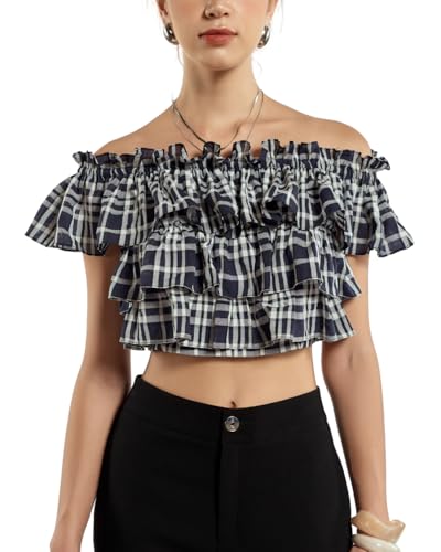 G-B&W Stripe Woven for Women, Chic and Breathable Style for Sunny Days and Smart Outings Blouse