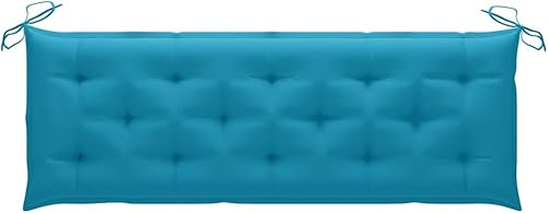 Miniatura 4 de Cojín antideslizante para patio, silla de columpio, cojín para columpio, color azul claro, tela 59.1 para jardín, patio, cocina, junto a la piscina,