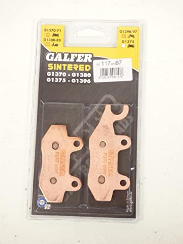 Pastillas de freno GALFER Suzuki Ltr 450 con alta resistencia térmica en conducción quad G1397