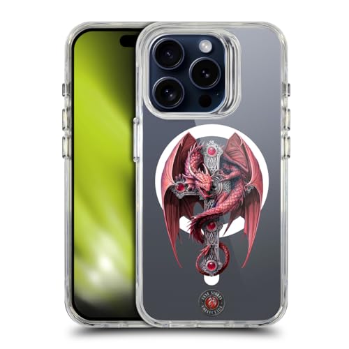 Coque Anne Stokes pour iPhone 15 Pro, protection MagSafe dragon gothique