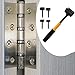 misppro 4 in 1 Door Hinge Adjustment Tool - Handheld Gap Wrench with Comfortable Handle for 14-25mm Hinges - Steel Construction for Home and Commercial Use