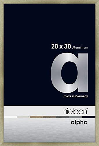 Nielsen Alpha Aluminium Picture Frame 20 x 30 cm Brushed Stainless Steel