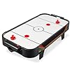 Best Choice Products 40in Portable Tabletop Air Hockey Arcade Table for Game Room w/ 100V Motor, Electric Fan, 2 Strikers, 2 Pucks - Arcade