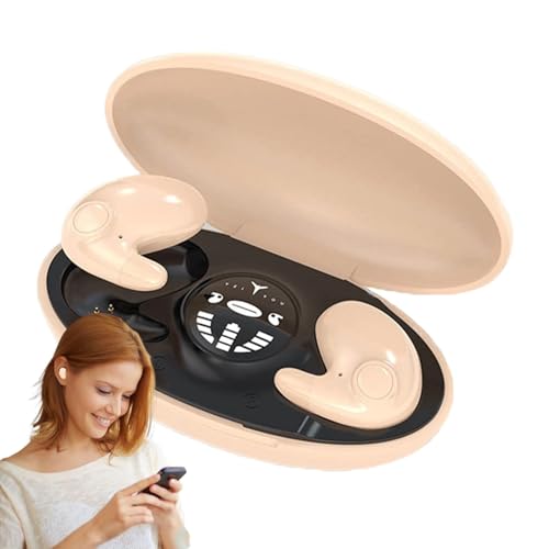 Auriculares Intra-Auriculares inalámbricos genéricos - Cabeza de sueño | Diseño ligero cómodo, conexión inalámbrica 5.3, impermeable, cancelación de ruido, micrófono incorporado