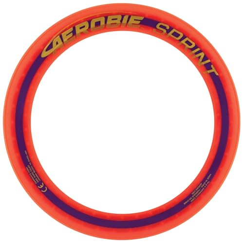 Aerobie Sprint Flying Ring Wurfring mit Durchmesser 25,4 cm, orange