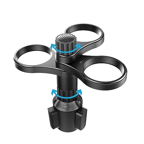 cenrf Expansor portavasos para coche, alargador portavasos automático para coche con rotación de 360 grados | Inserto portavasos para automóviles, camiones, viajes por carretera