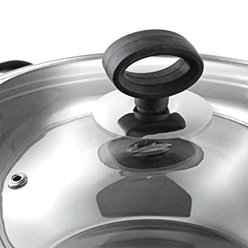 Vinod Deluxe Kadhai Wok de Acero Inoxidable 30cm 7 Litros miniatura 7