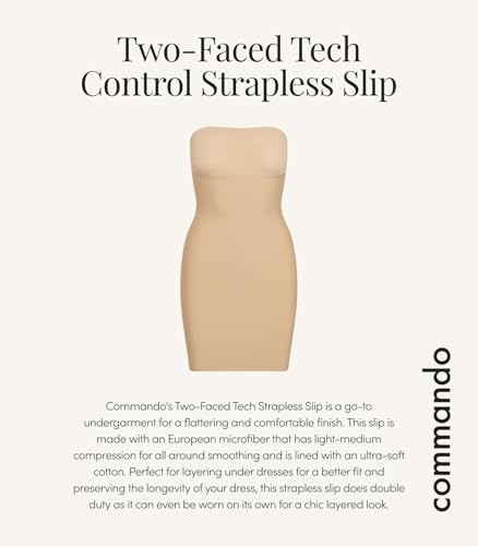 Image of commando Two-Faced Tech Control Strapless Slip CC406
