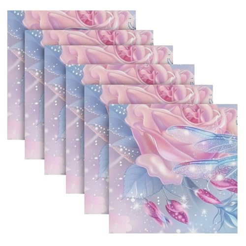 Servilletas de Tela Multicolor Set x6 20x20 in miniatura 2