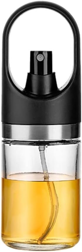 Push-type Fuel Injector Seasoning Bottle Dust-proof and Oil-control Large-caliber Barbecue Sprayer Oil Spray(D)