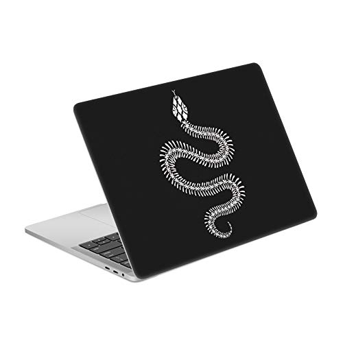 Skin MacBook Pro 13 A2338 squelette serpent blanc deco espace travail nomade