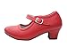 La Senorita Spanische Flamenco Schuhe - Rot (Größe 36 = Größe 34 DE - Innenmaß 22 cm)