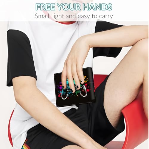Exxbyeli Boys Wallet Gifts For Gamers Boys Gamepad Leather Wallets Credit Id Card Cash Holder Rfid Blocking Zipper Aesthetic Wallets With Coin Pocket Id Window Teen Gaming Wallets For Gamers Men Boys Teenager thumb #6