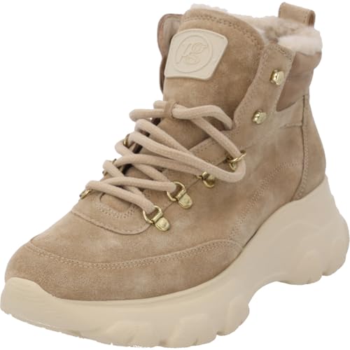 Preisvergleich Produktbild Paul Green Hightop-Sneaker - Beige Veloursleder 38 EU