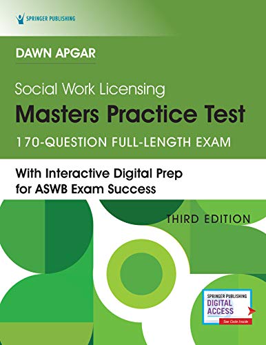 Social Work Licensing Masters Practice Test: 170-Question Full-Length Exam (3rd Edition)  Includes Interactive Digital Prep for the ASWB Masters Exam