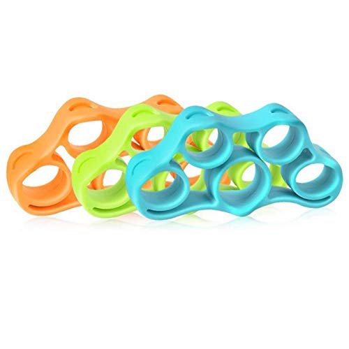 6 PCS Hand Grip Strengthener Extensor Exercitador de Dedo Treinador de Pulso Antebraço