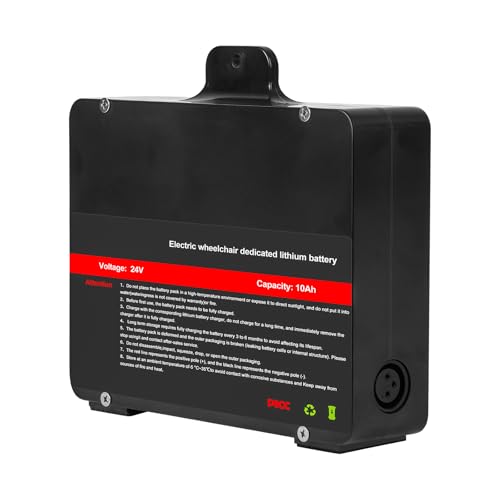 JiexoTri Foldable Lightweight Electric Wheelchairs for Adults 10.4Ah Lithium Battery,