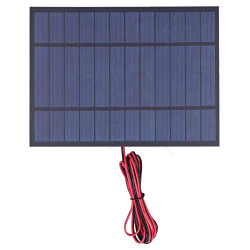 ??CARICA BATTERIA SOLARE 6V?? Questo pannello solare converte la luce solare in energia elettrica come caricabatterie solare a batteria ricaricabile da 6 Volt. ¨¨ a risparmio energetico, rispettoso dell'ambiente e privo di inquinamento.