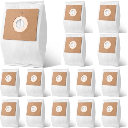 WHI-GN 15 Pack HEPA Filter Replacement for Atrix Vacuum Bags AHLR-2, compatible with Atrix AHSC-1 Lil' Red Vacuum Cleaner