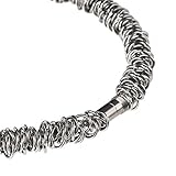 Strickkette für Wechselanhänger in Edelstahl der Firma Ernstes Design zur Aufnahme von Verschlusshülse oder Anhänger
