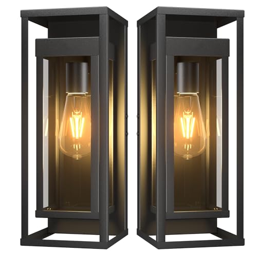 Image of 15 inch Outdoor Wall Lights 2 Pack Large Exterior Lighting Fixtures