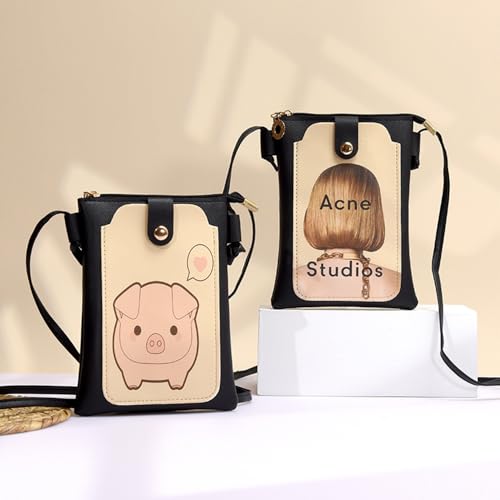 Mini Crossbody Bag for Women Cartoon Crossbody Bag Travel Messenger Bags Single Shoulder Coin Purse3