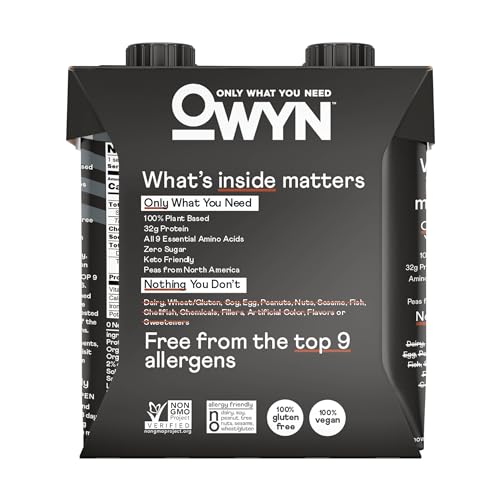 Owyn Only What You Need 0850043711414 Owyn Sea Salt Caramel Elite Plant Protein Shake 4Pk thumb #1