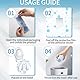 WUFANC 20 Stück Toilettenauflage Einweg, Universal Rutschfester Wasserdichter Und Antibakterieller Einweg-Toilettensitz, Toiletten Sitzbezug Kinder Und Erwachsene, Einzeln Verpackt, Reisezubehör