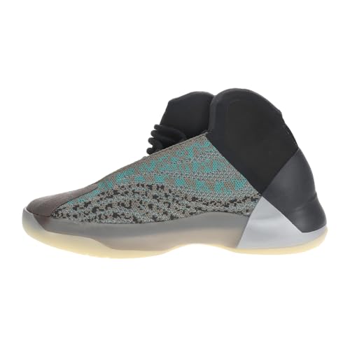 Image of adidas Yeezy Quantum Lace-Up Sneakers- Knitted Elastic Collar, Mesh Upper with RPU Cage, Boost Cushioning - Yeezy Shoes
