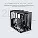 LIAN LI O11D MINI V2 | Compact ATX Mid-Tower Airflow Computer Case | Panoramic View | Fully Ventilated Airflow | Adjustable I/O | Pillar-Less | Cable Management | Black (O11DMIV2X)