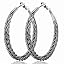 30mm black hoops