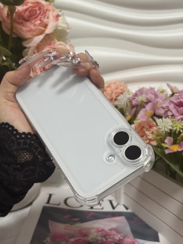 Coque iPhone 16 Plus en silicone transparent antichoc avec protection objectif