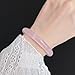 URED Ice Jade Bangle for Women Good Luck Bangle Pink Round Feng Shui Fashion Elegant Stone Jade Bracelet Yoga meditation mother gift Birthday good luck