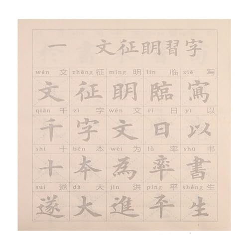 Cuaderno caligrafía pincel Regular de caracteres chinos con 50 hojas