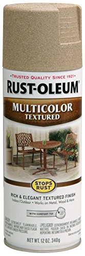 Rust-Oleum 223524 Multi-Color Textured Spray Paint, 12 oz, Desert Bisque