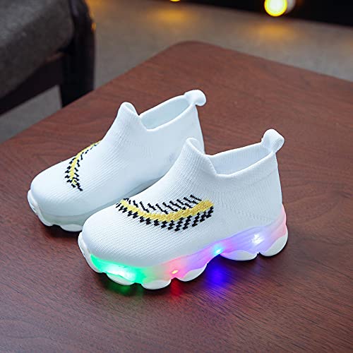 Gaoqi Newborn Kids Shoes, Children Kids Baby Girls Boys Sneakers Bling Led Light Luminous Sport Shoes #TOP2