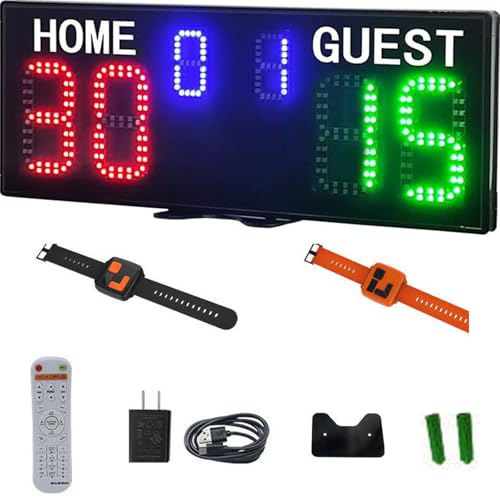 Tableau d'affichage numérique portable avec télécommande pour ne plus perdre le score