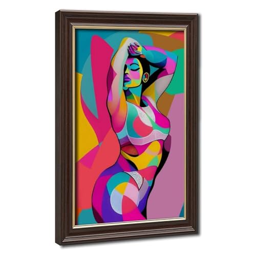 Ritratto minimalista del corpo femminile di arte di arte di colore della tela della decorazione della camera da letto del paesaggio della stanza dell'ufficio regalo della decorazione della stanza 30,5