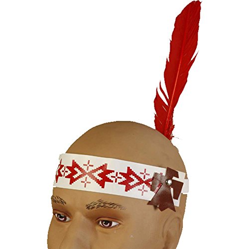 Bandeau amérindien élastique confortable pour soirée déguisée et carnaval