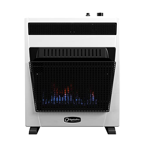 Signitepro Degrees Of Accuracy Propane Indoor Room Heater Blue Flame Vent-Free Space Heater 2-In-1 Wall Or Portable Use - 20,000 Btu #TOP1