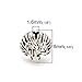 JGFinds Tree of Life Spacer Beads, Silver Tone Jewelry Making Accessories, 8mm, 95 Pack