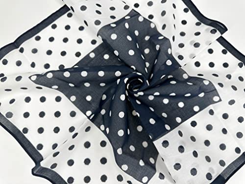 Image of Single Pack Bandanas 60s Premium Cotton Soft Thin Handfeel Large Handkerchief for Men and Women