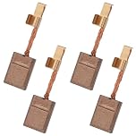 4 PCS CB440 Carbon Brushes Compatible with Makita CB440 Models DTD146 DHP456 DHP458 DHP482 DTW251 BHP451 BHP452, Replacement Carbon Brushes Motor Electric Power Tools Conductive Set for Drill Grinder